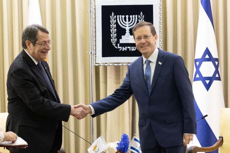 Herzog: Ισραήλ και Κύπρος είναι όσο πιο κοντά μπορούν να είναι