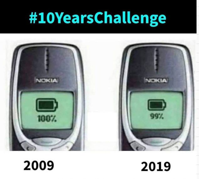η σύγκριση για ένα από τα πρώτα Nokia κινητά με διαφορά δέκα ετών τα... σπάει.