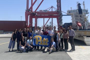 Λιμάνι Λεμεσού:Φοιτητές από το πανεπιστήμιο του Pittsburgh στις εγκαταστάσεις της Eurogate