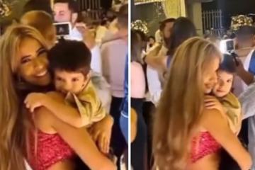 Μαρία Κορτζιά: «Λιώσαμε» με το βίντεο που χορεύει αγκαλιά με τον μεγάλο της γιο 