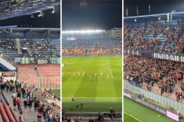 (ΒΙΝΤΕΟ) Η ατμόσφαιρα και το ζέσταμα στην "Letná Stadium"