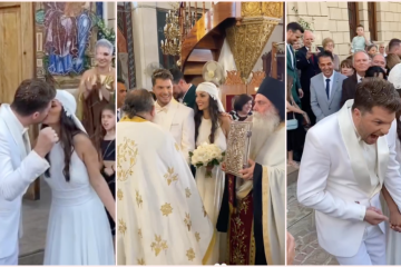 Λούκας Γιώρκας - Βασιλική Σαλαμπάση: Μόλις παντρεύτηκαν! (Βίντεο)