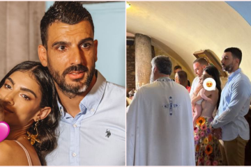 Κυριάκου & Μερκής: Βάφτισαν την κόρη τους - Οι φωτογραφίες από το Μυστήριο 