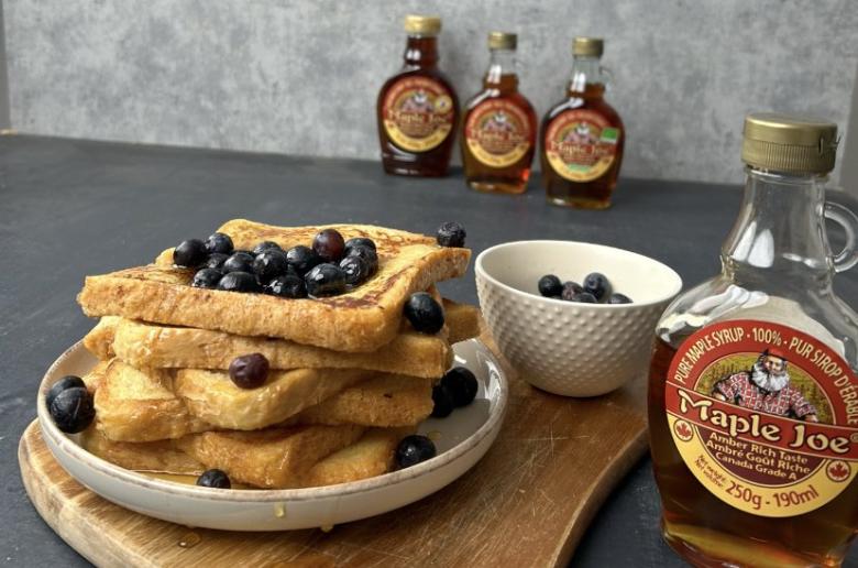 Φτιάχνουμε λαχταριστό  French toast με maple syrup από “Maple Joe” της Thraki Trading 